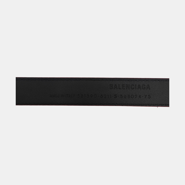 Leather Belt Red