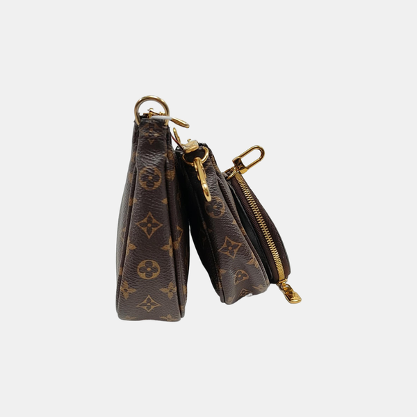 MULTI Monogram Coated Canvas Brown