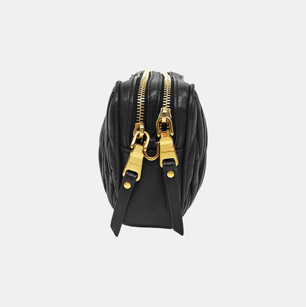 Calfskin Shoulder Bag Blue