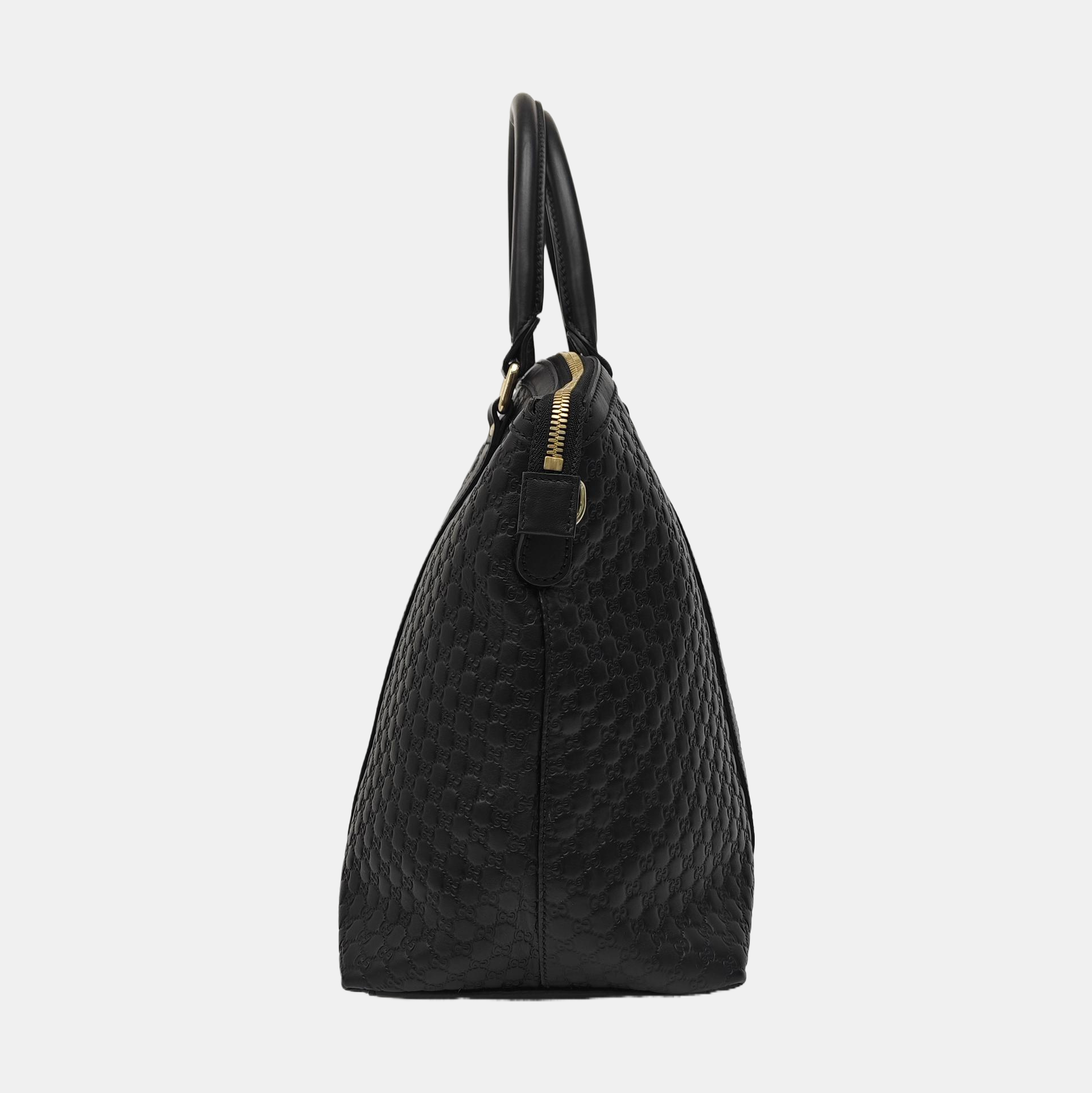 Microguccissima Monogram Calfskin Black