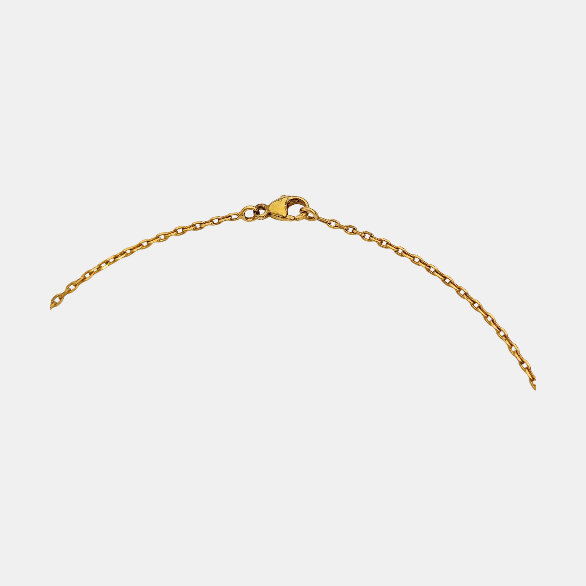 Pop H Metal Gold Necklace