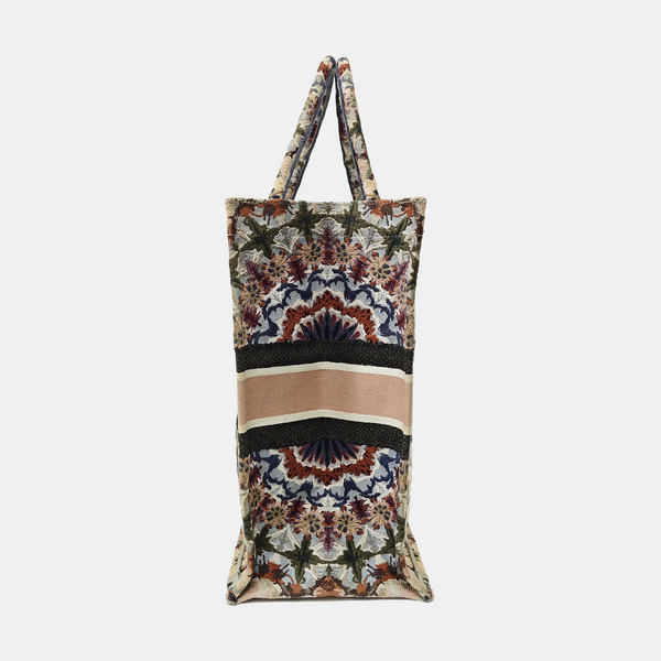 Book Tote Large Fabric Pink