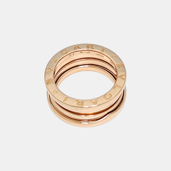 B.ZERO1 18k Rose Gold Ring EU 51