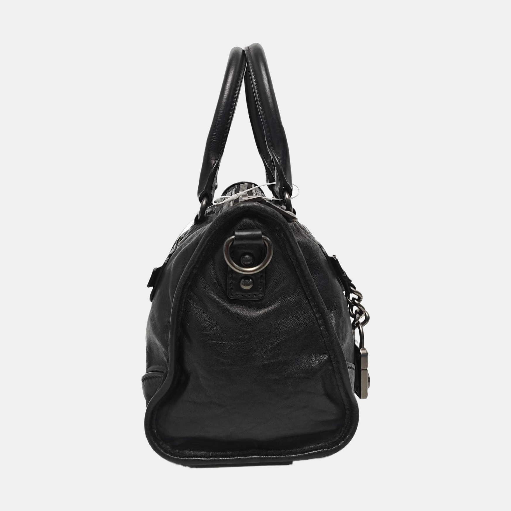 Calfskin Shoulder Bag Black