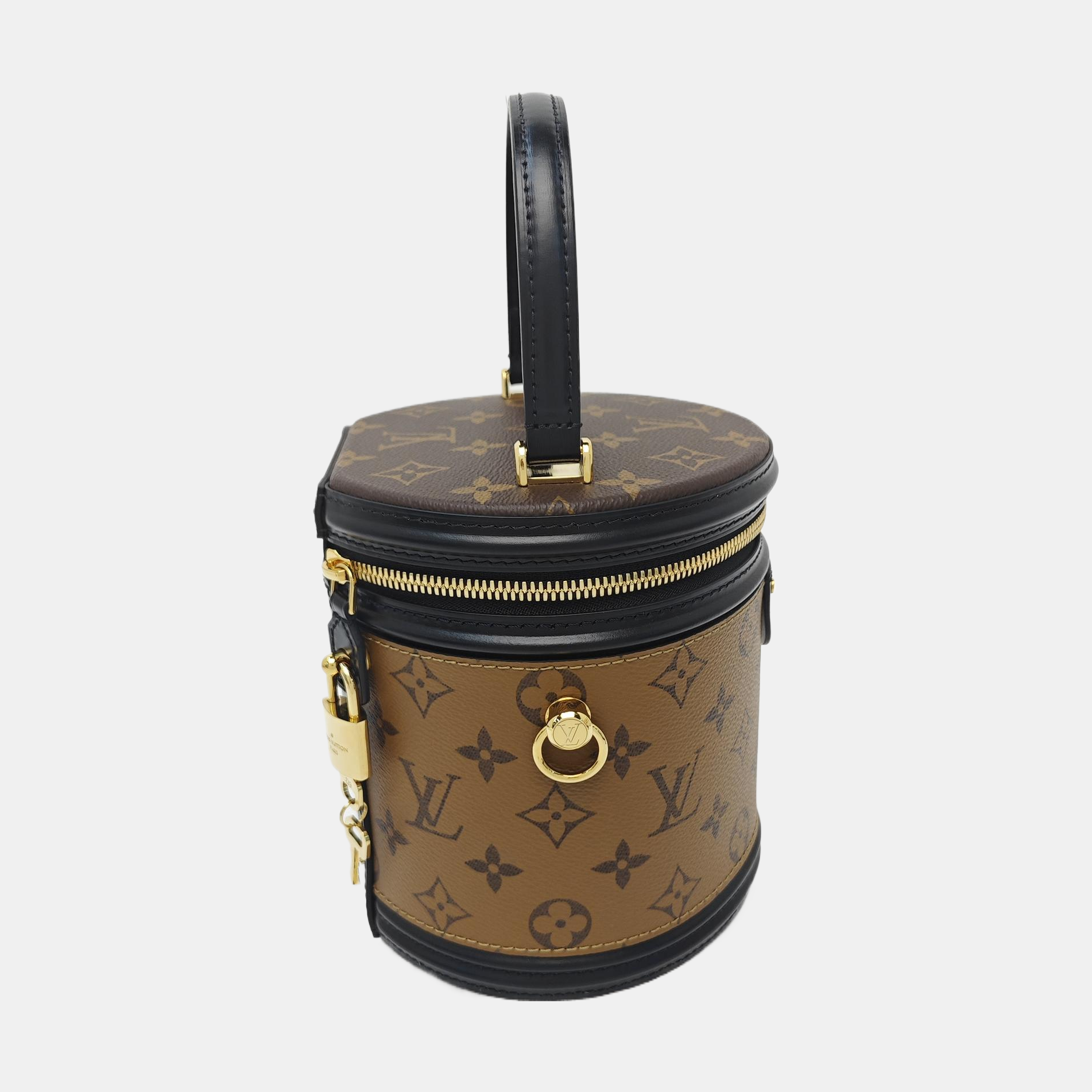 CANNES PM Monogram Coated Canvas Brown