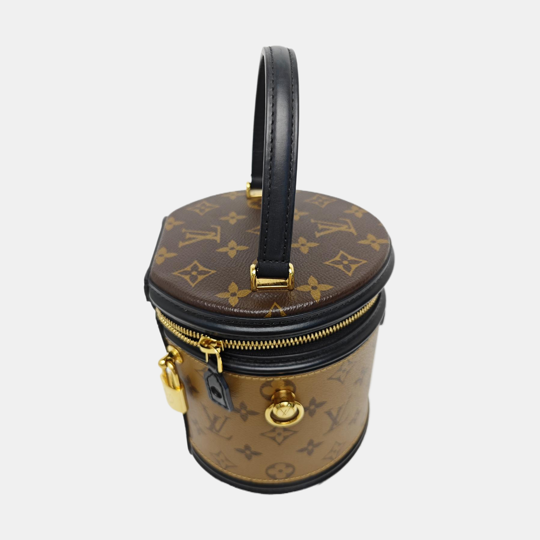 CANNES PM Monogram Coated Canvas Brown