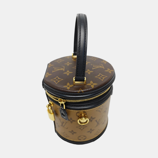 CANNES PM Monogram Coated Canvas Brown