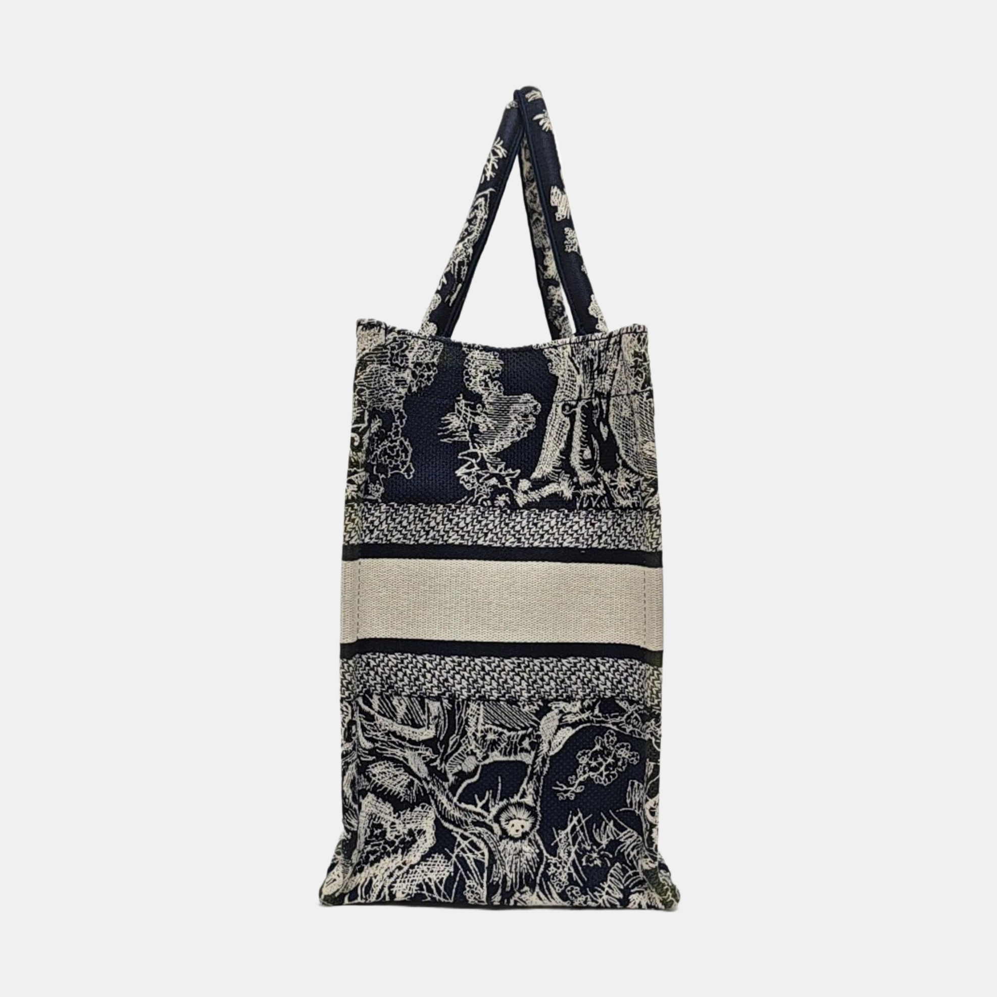 Book Tote Medium Canvas Blue