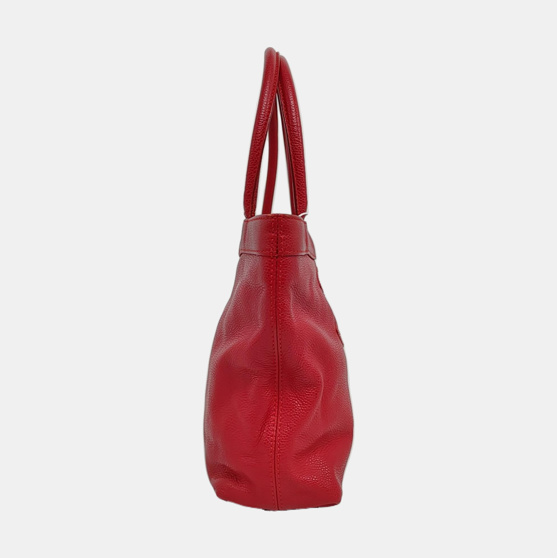 Grained Calfskin Red