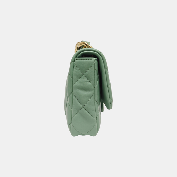 CLASSIC FLAP Small Quilted Lambskin Green