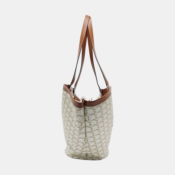 COUFFIN Large Coated Canvas White