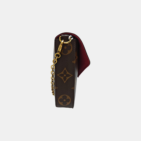 FÉLICIE Monogram Coated Canvas Brown