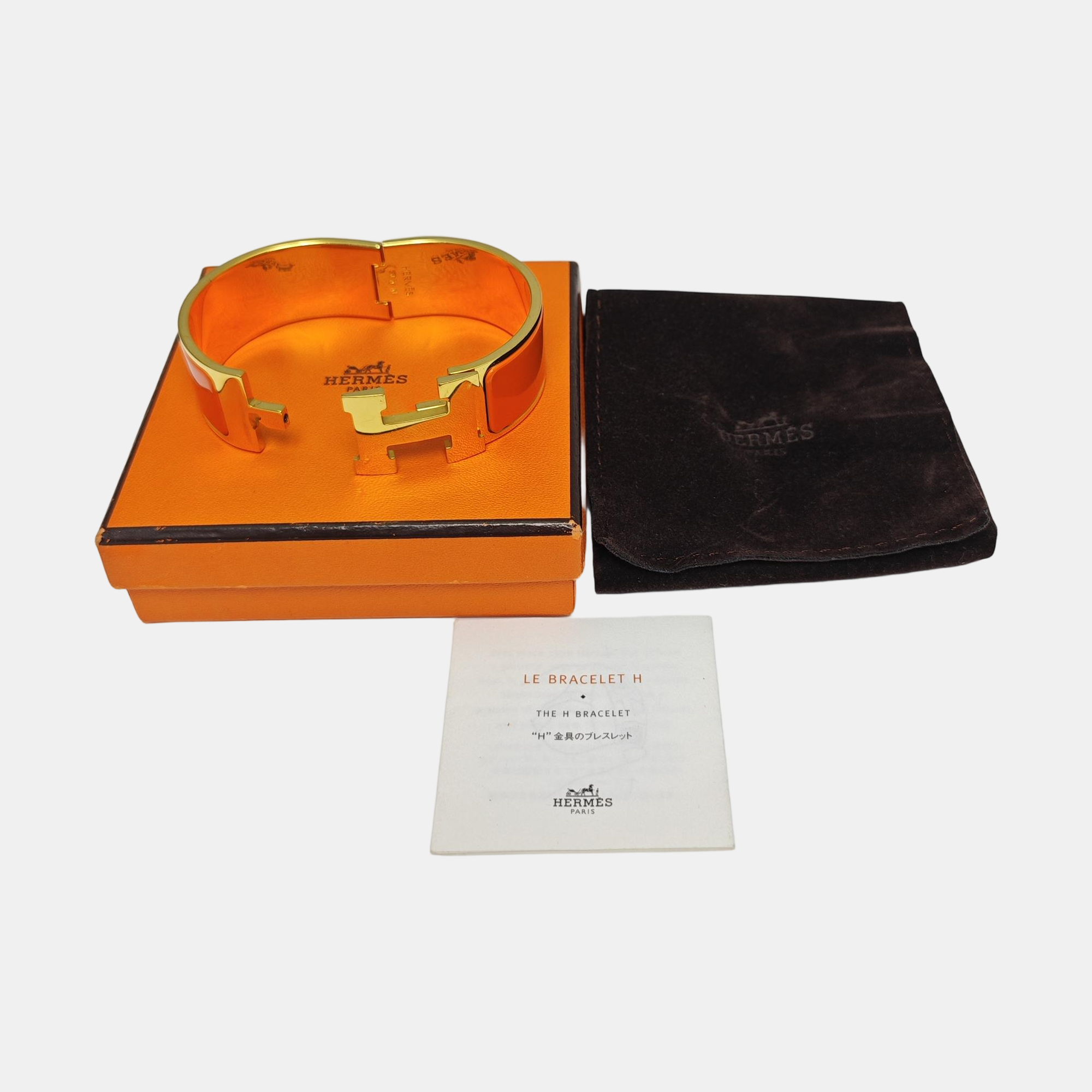 Clic Clac H Metal Gold Bangle