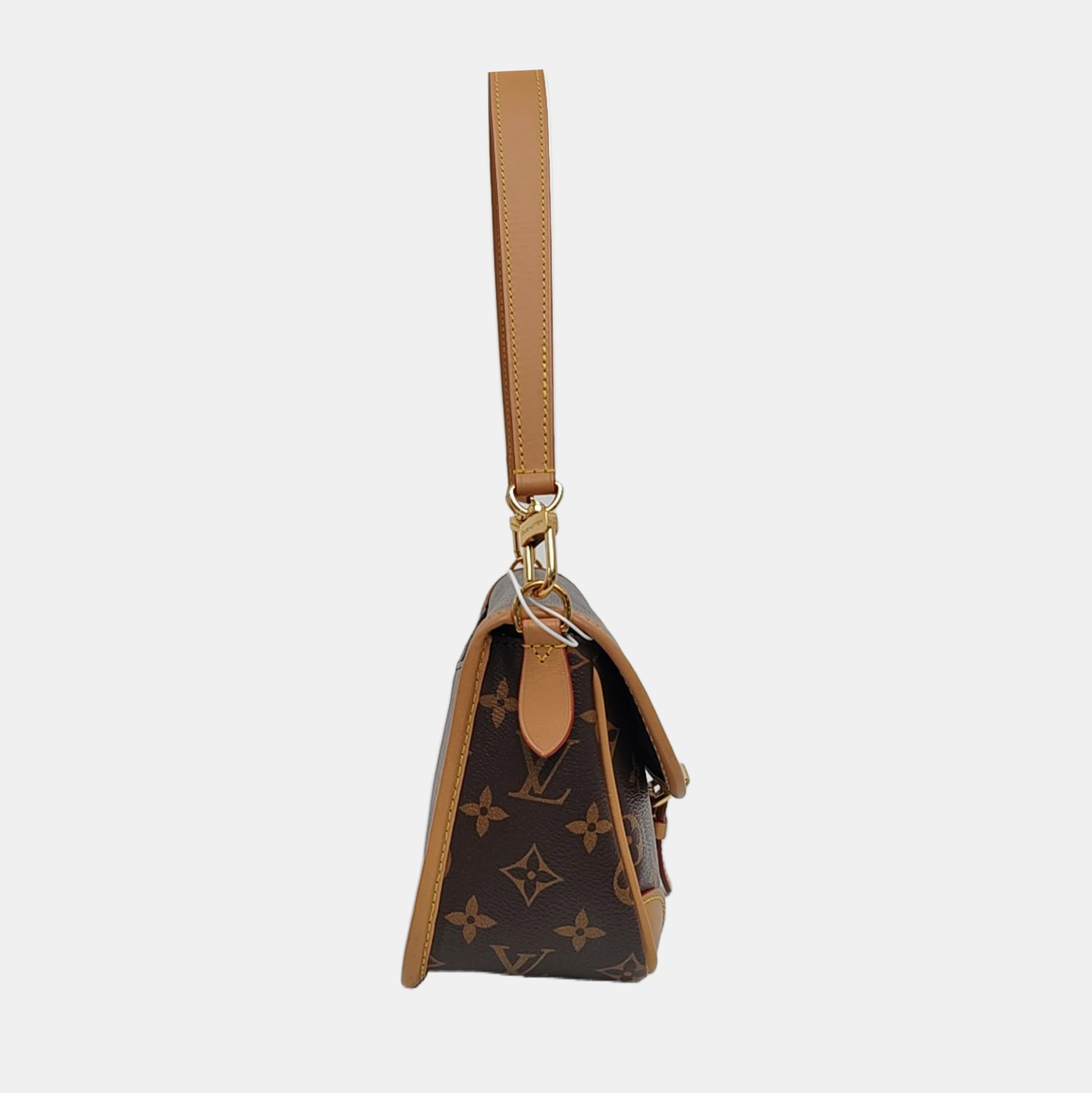 DIANE Monogram Coated Canvas Brown