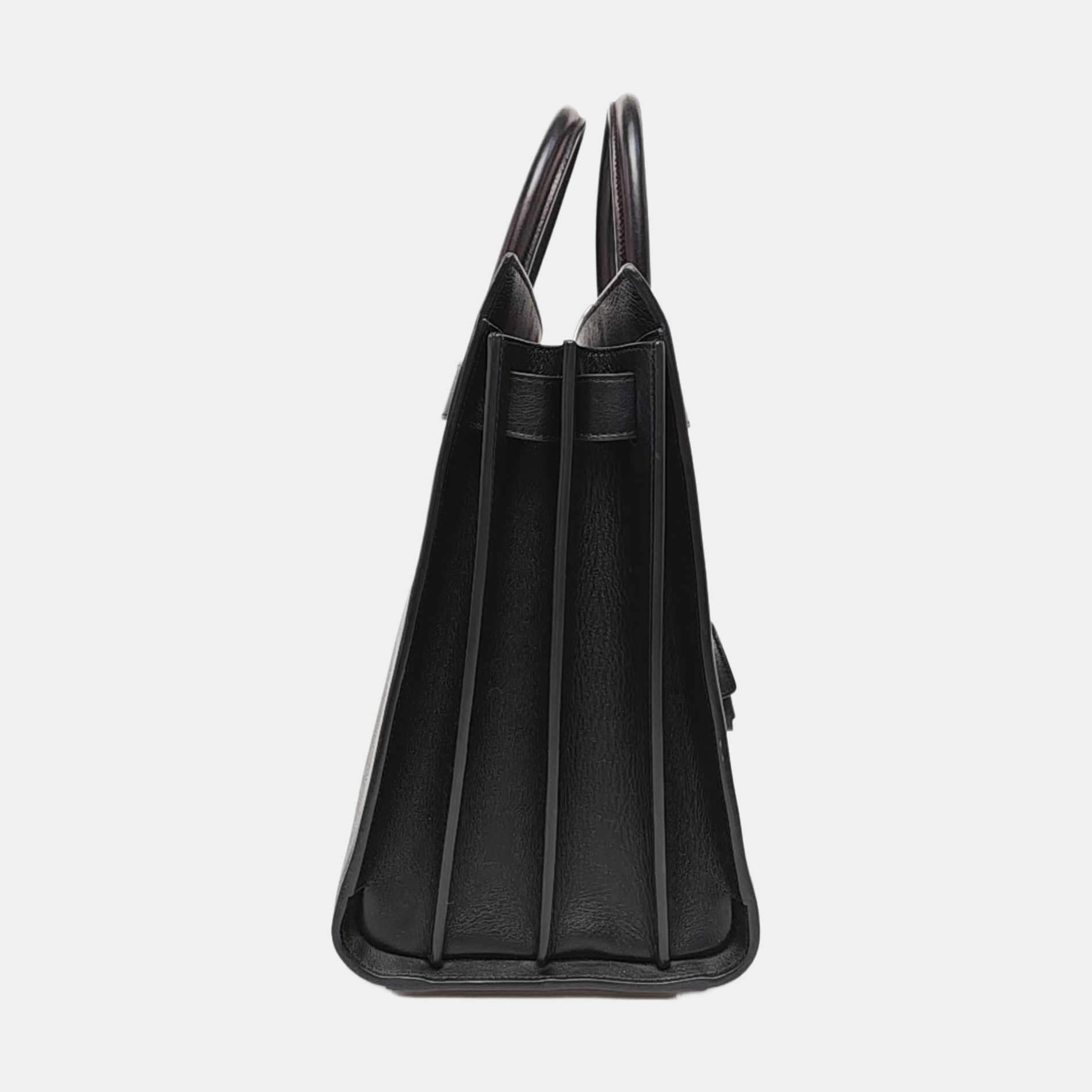 SAC DE JOUR Calfskin Black