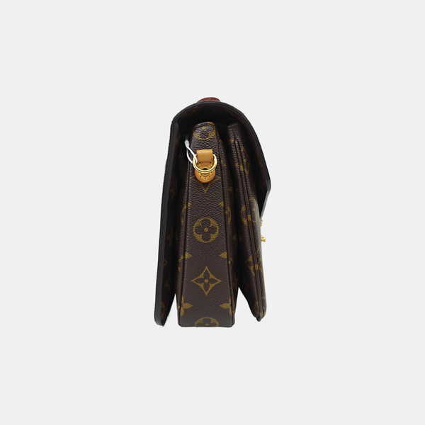 MÉTIS MM Monogram Coated Canvas Brown