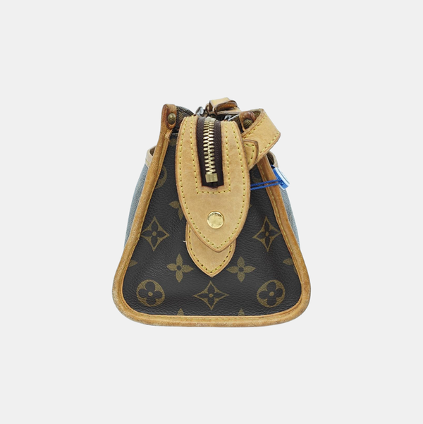 POPINCOURT Monogram Coated Canvas Brown