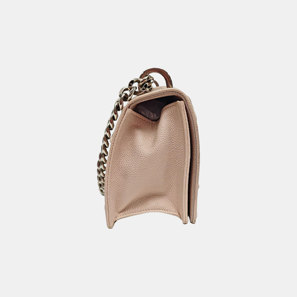 Diorama Small Cannage Calfskin Pink