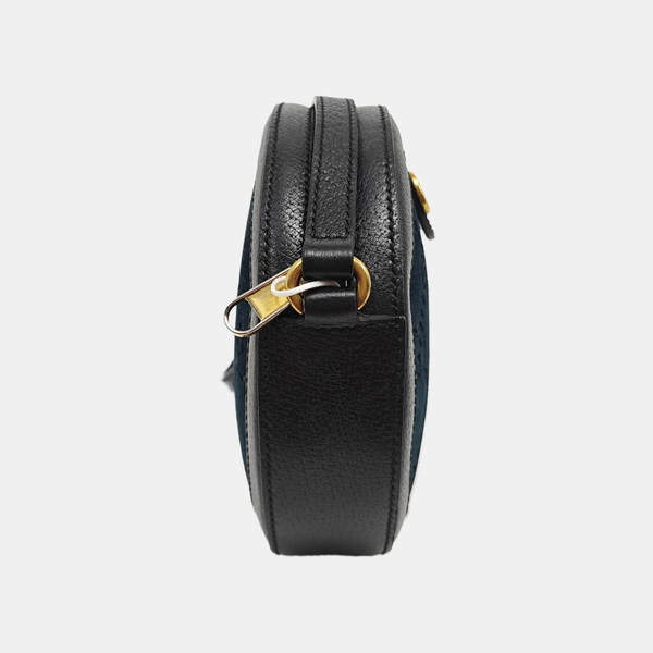 Ophidia Mini Monogram Suede Blue