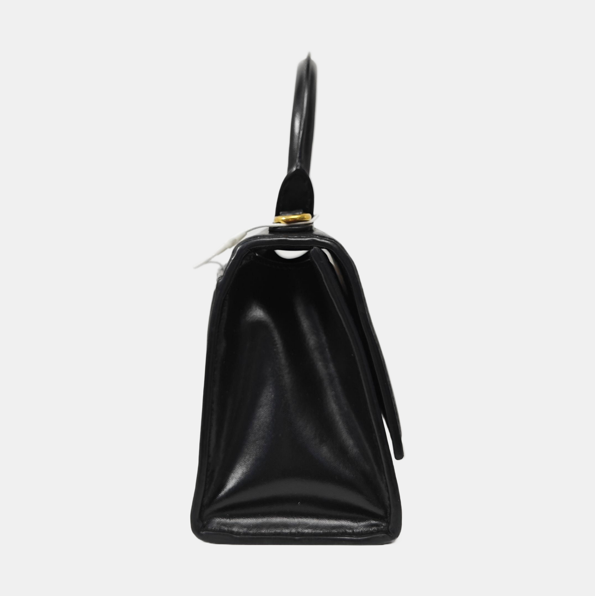 Hourglass XS Calfskin Black