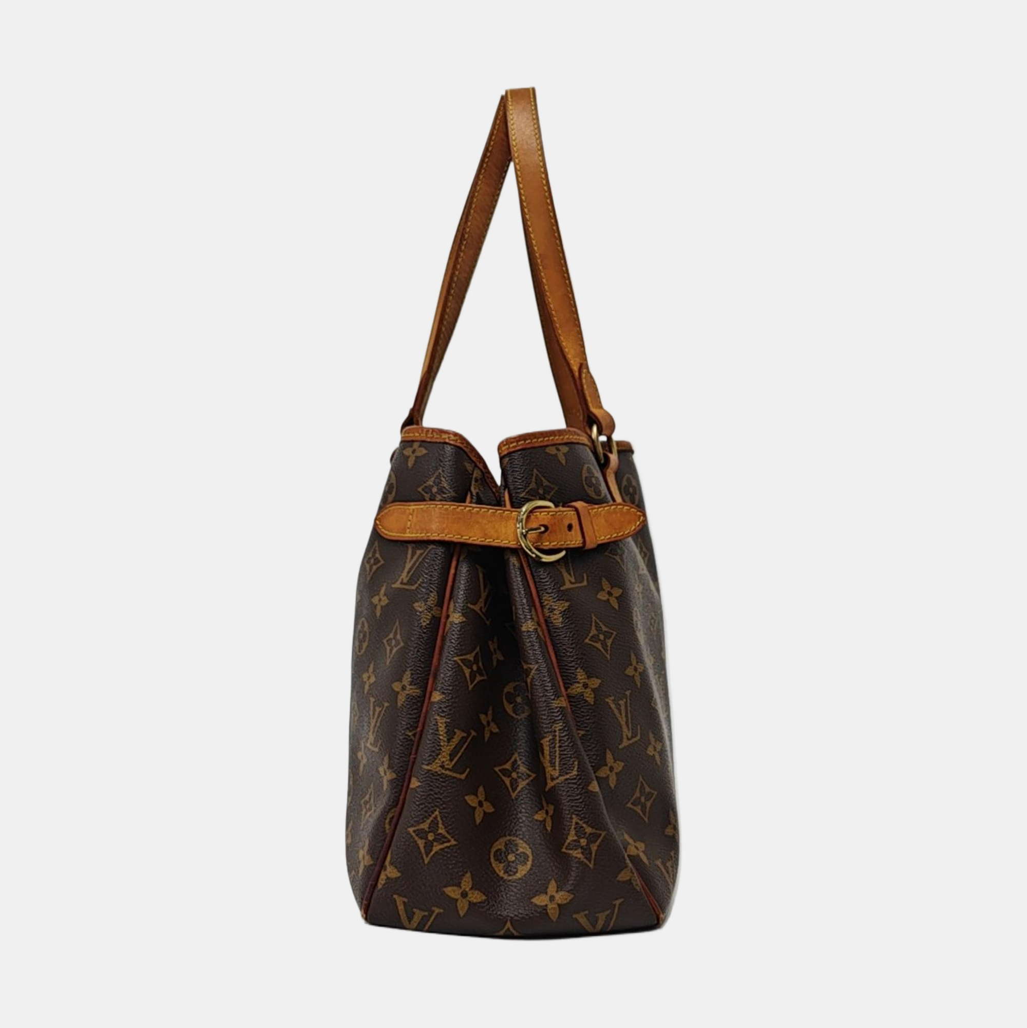 BATIGNOLLES GM Monogram Coated Canvas Brown