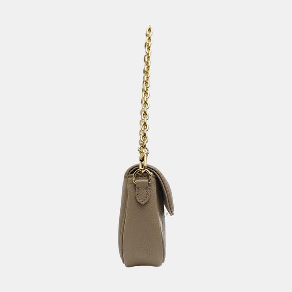 IVY Monogram Calfskin Gray