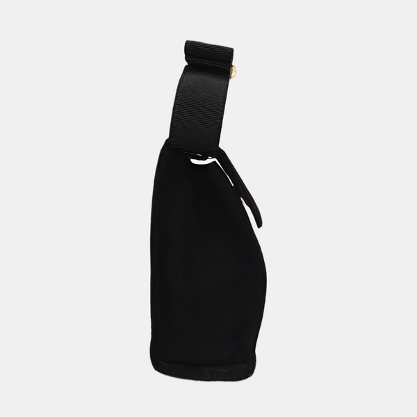 Suede Shoulder Bag Black