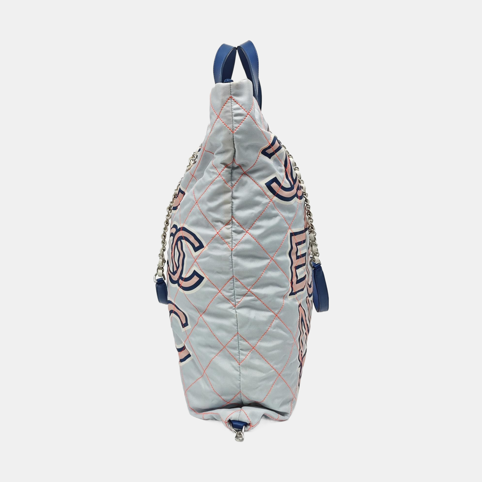 Fabric Shoulder Bag White