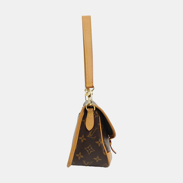 DIANE Monogram Coated Canvas Brown