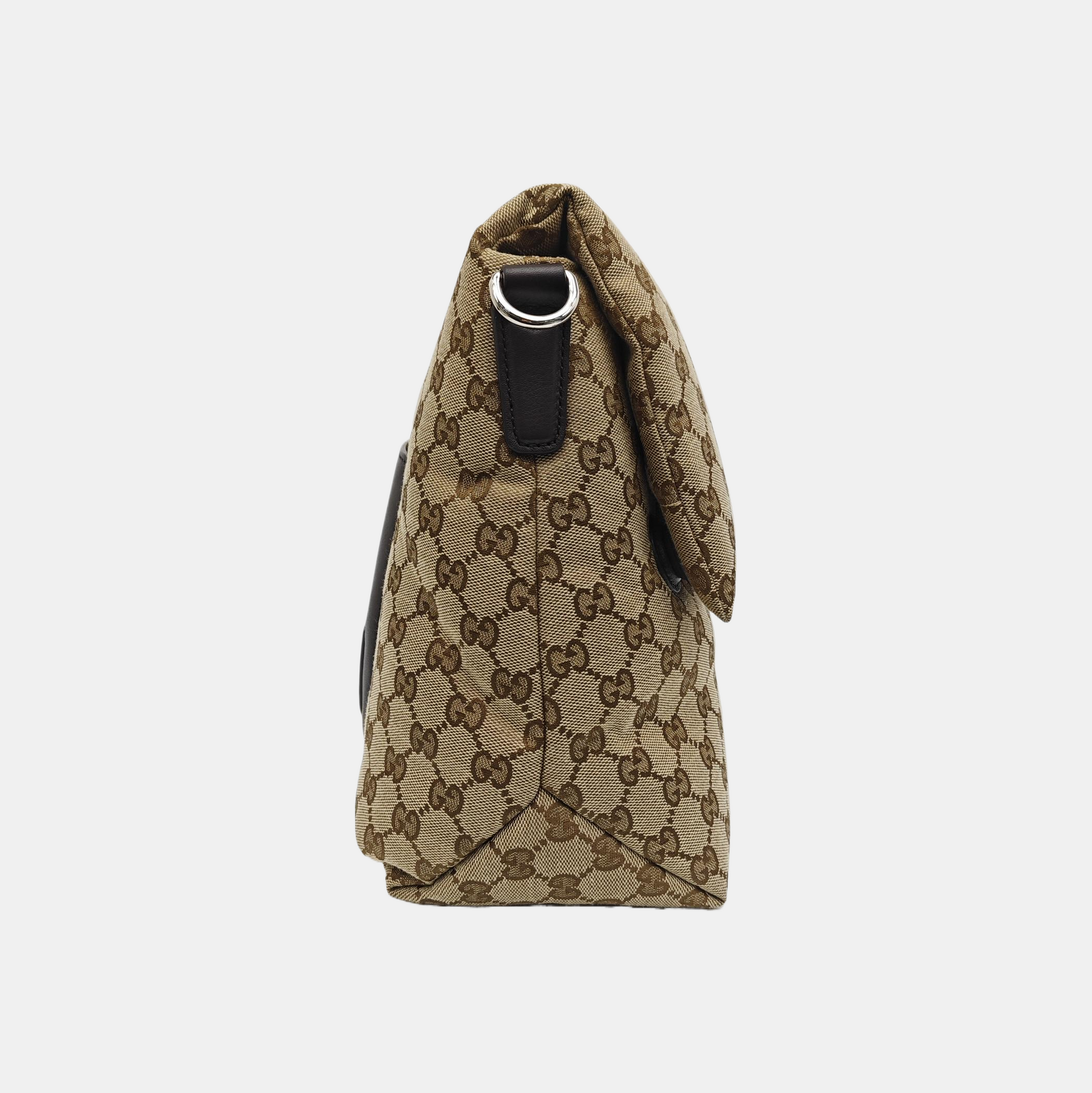 Canvas Shoulder Bag Brown
