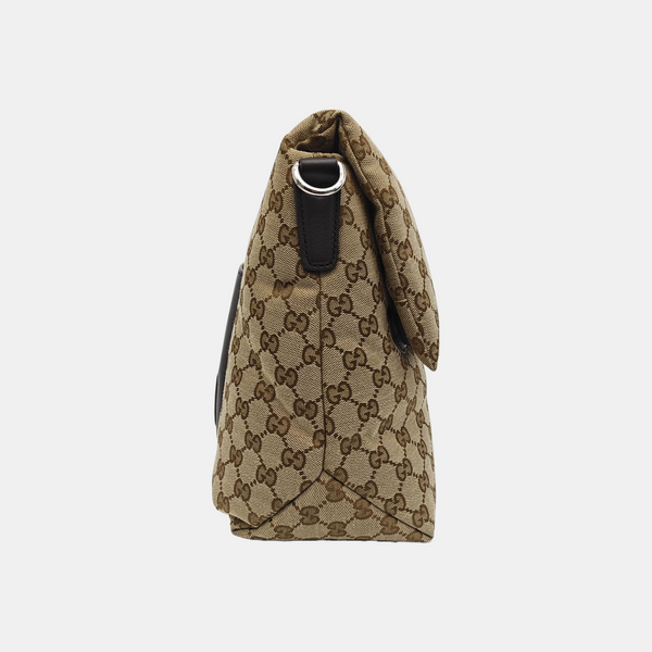 Canvas Shoulder Bag Brown