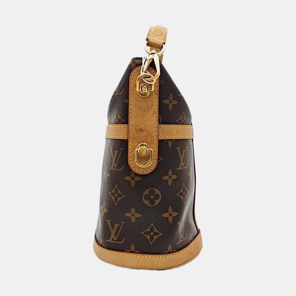 DUFFLE Monogram Coated Canvas Brown