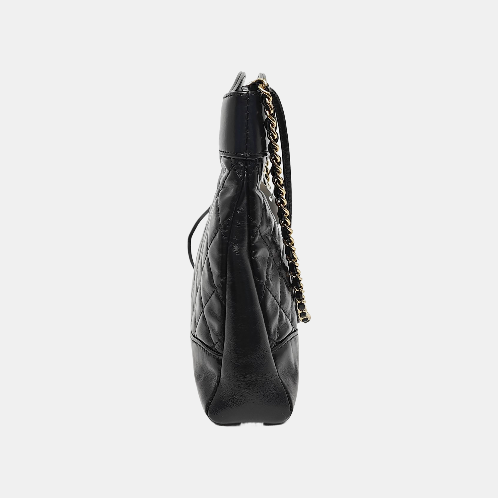 CHANEL 31 Mini Quilted Waxed Cafskin Black