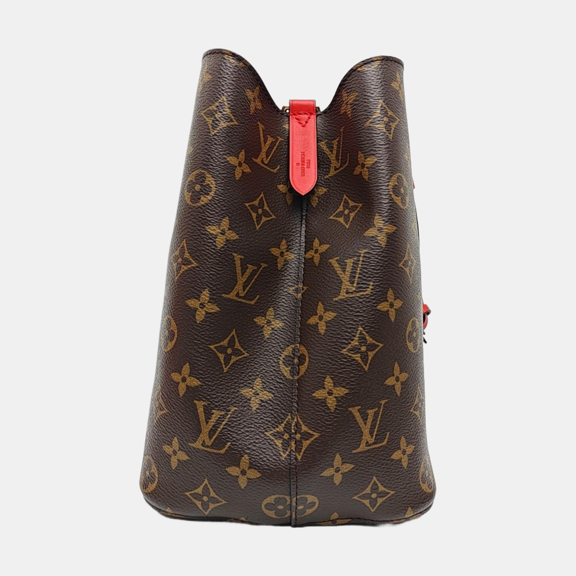 NÉONOÉ MM Monogram Coated Canvas Brown