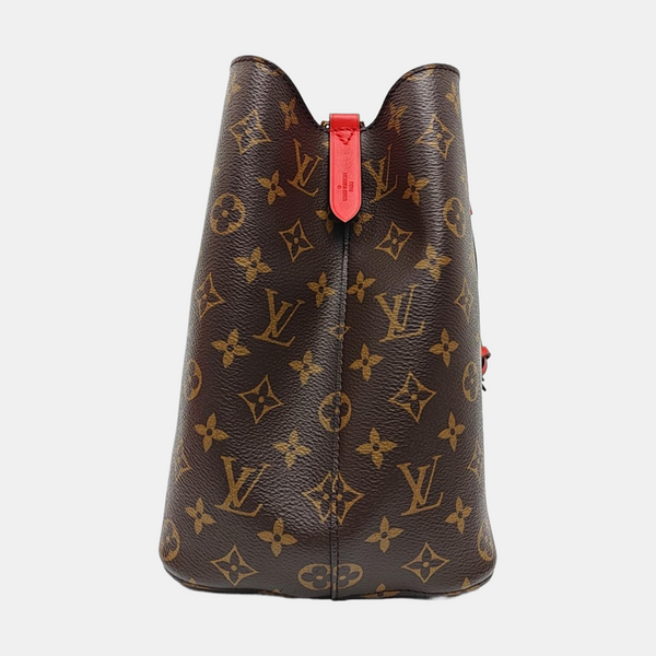 NÉONOÉ MM Monogram Coated Canvas Brown