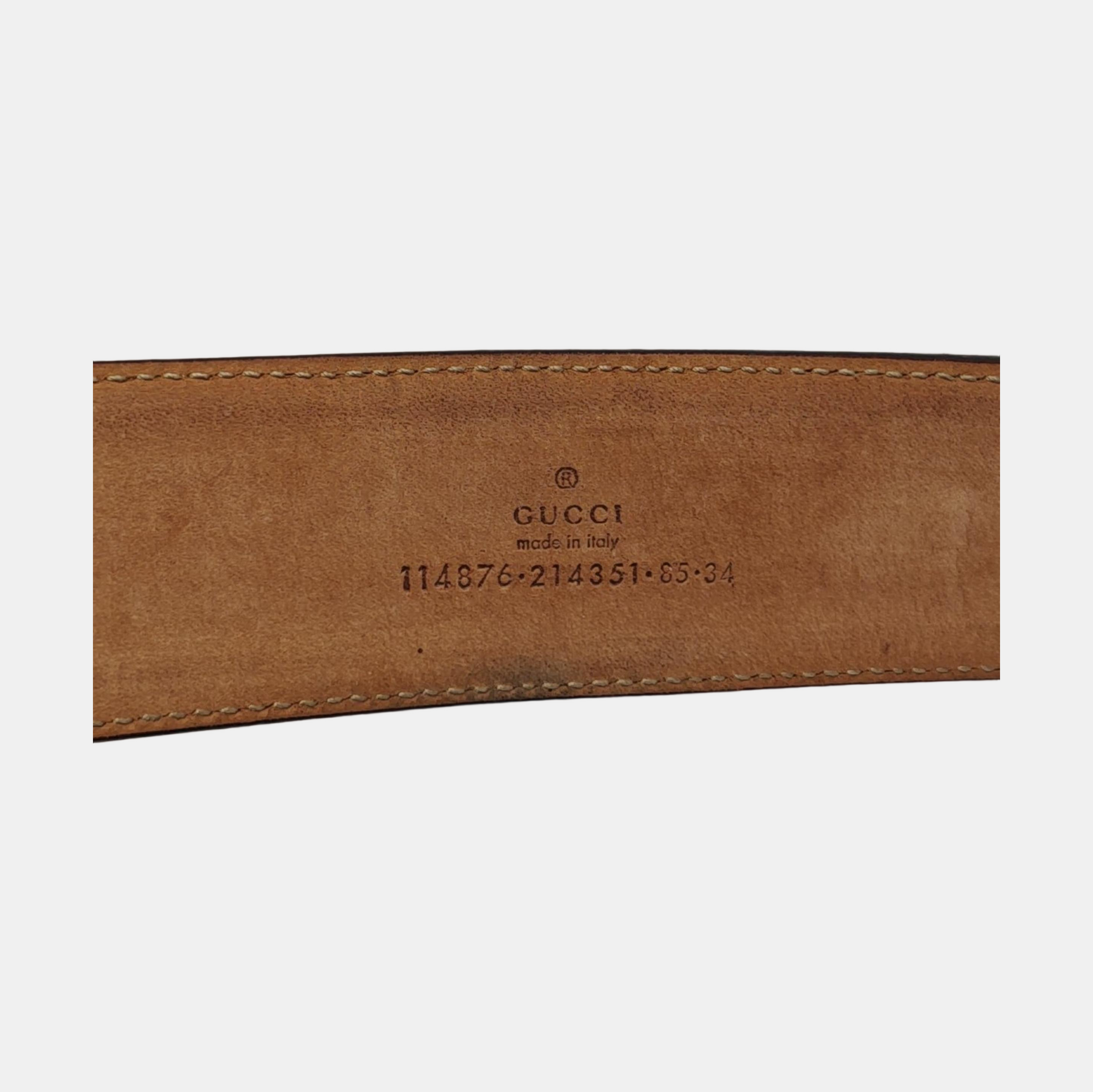 Fabric Belt Brown