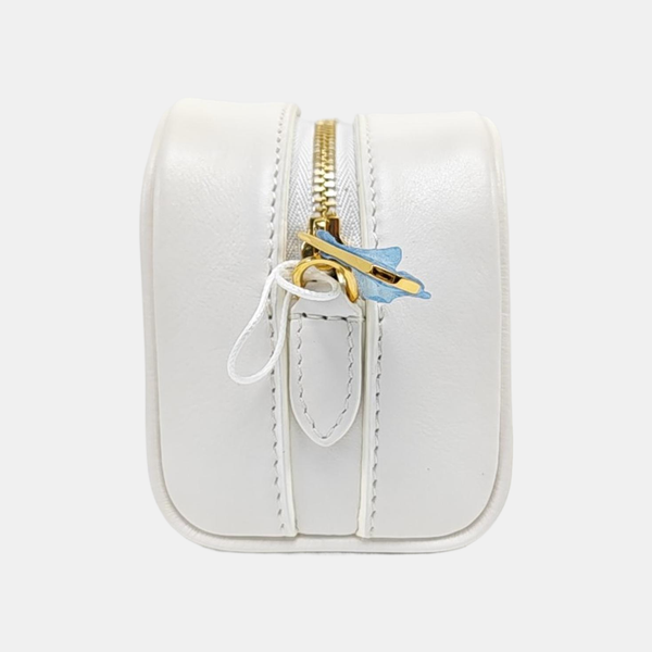 Cube Mini Calfskin White