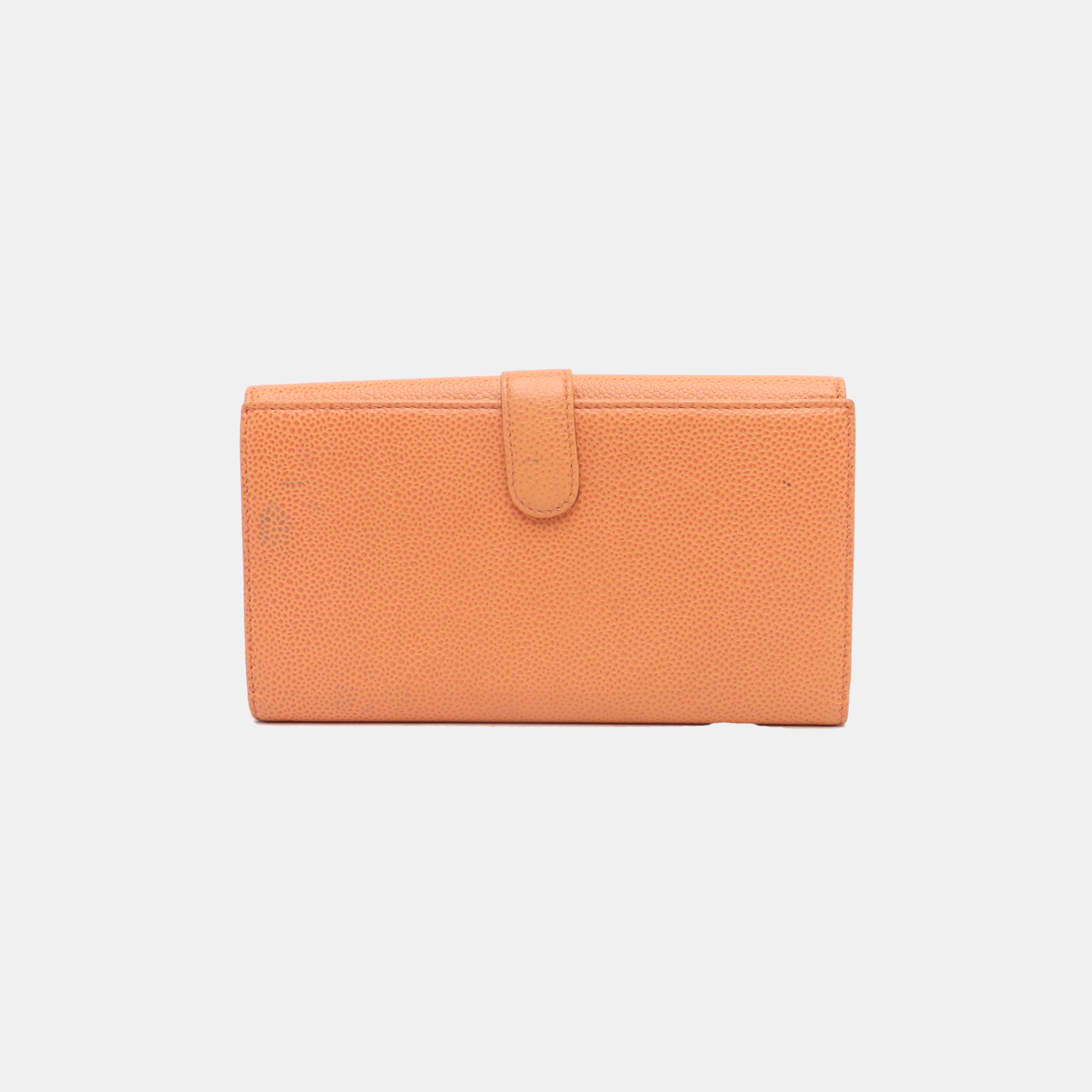 Grained Calfskin Pink Wallet