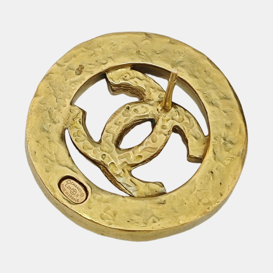 Metal Gold Stud Earrings