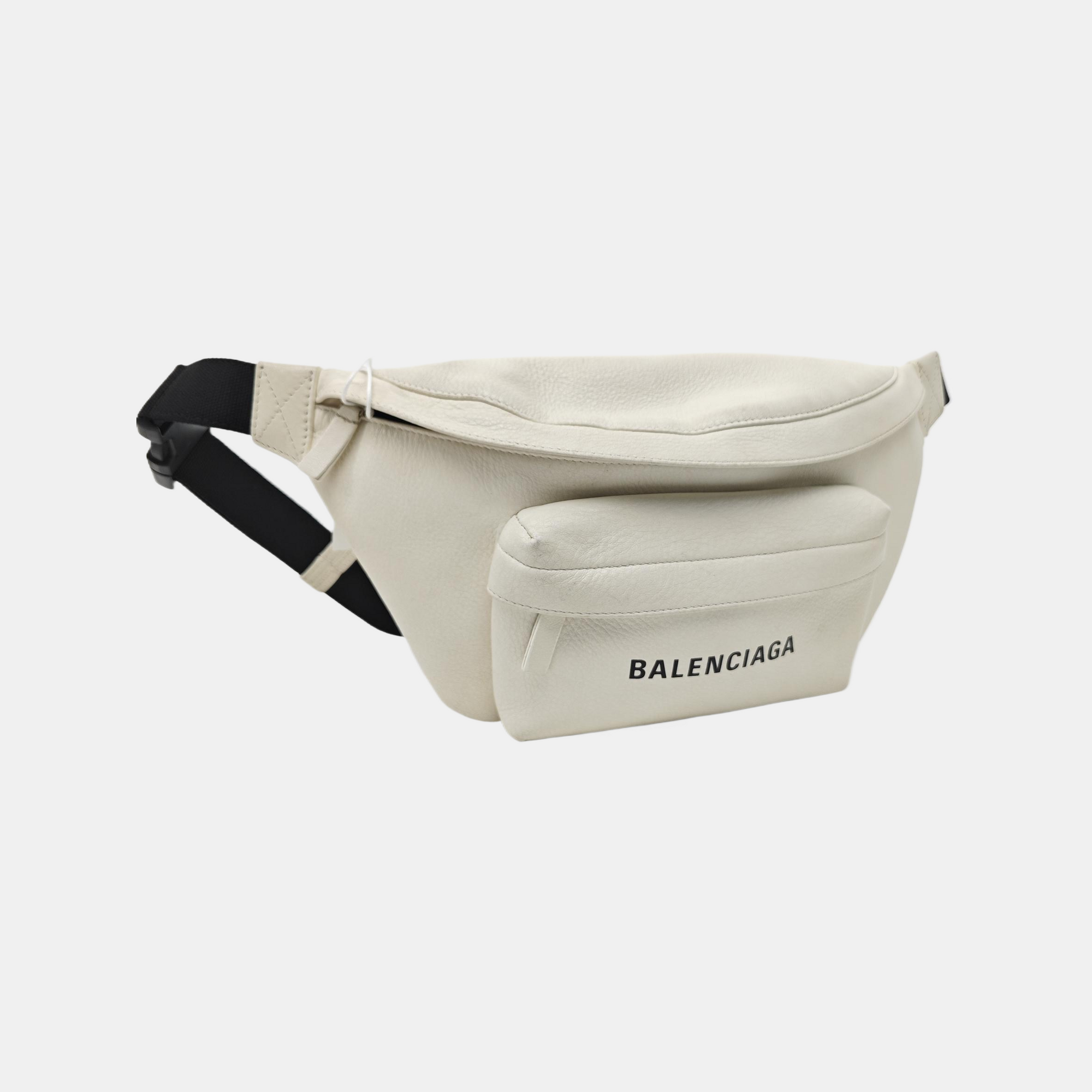 Calfskin Belt Bag White