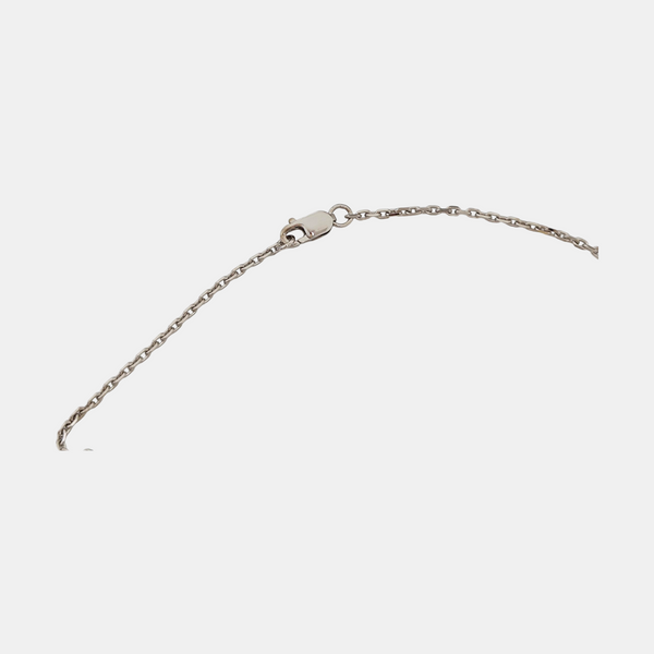 Pop H Metal Silver Necklace