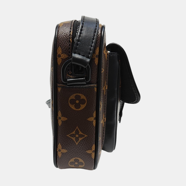 CHRISTOPHER Monogram Coated Canvas Brown