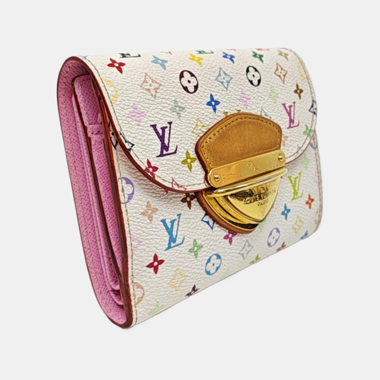 LV × TM KOALA Monogram Coated Canvas White Wallet