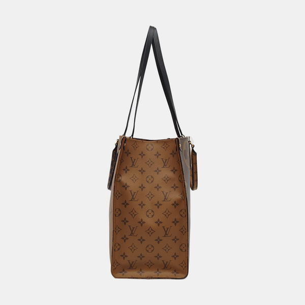 Authenticated pre-owned  ONTHEGO GM Monogram Coated Canvas Brown - Tote Bag at Looply
