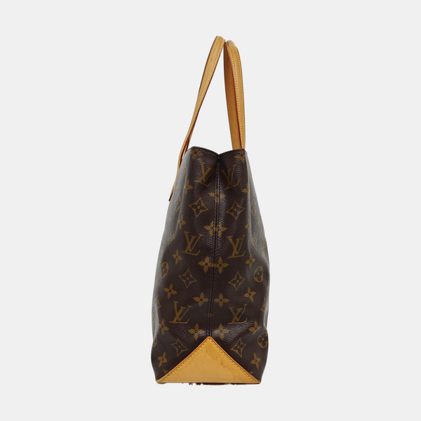 WILSHIRE MM Monogram Coated Canvas Brown