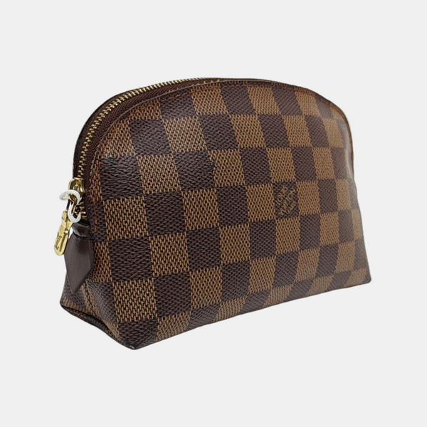 COSMETIC PM Damier Ebene Coated Canvas Brown