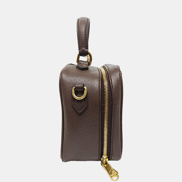Ophidia Mini Monogram Coated Canvas Beige
