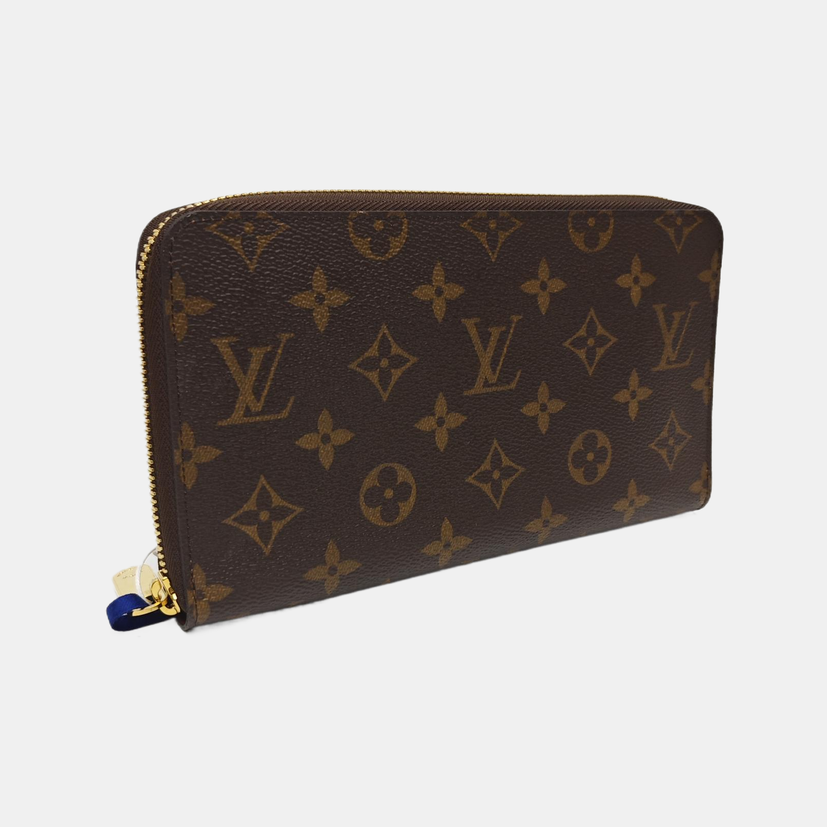 ZIPPY Monogram Coated Canvas Brown Wallet