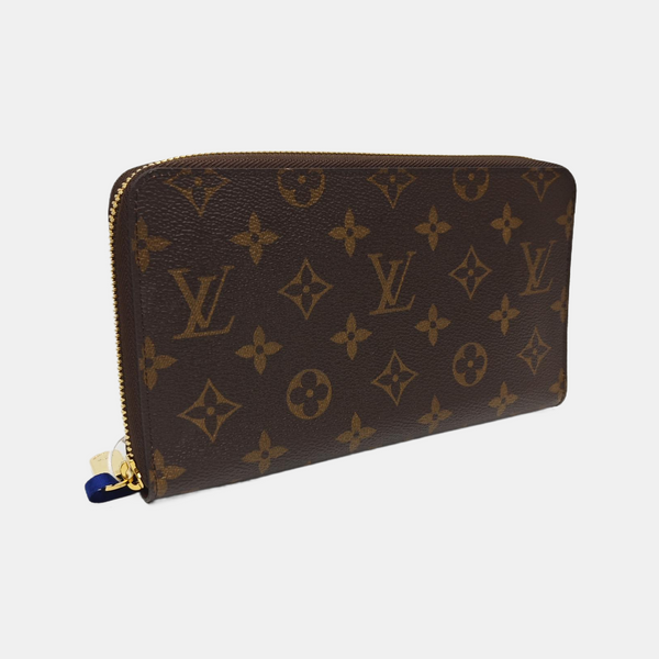 ZIPPY Monogram Coated Canvas Brown Wallet