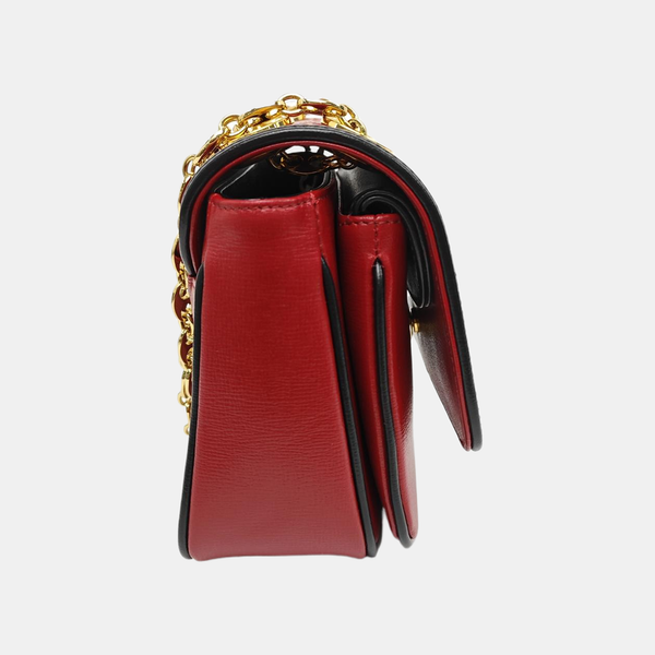 Calfskin Shoulder Bag Red